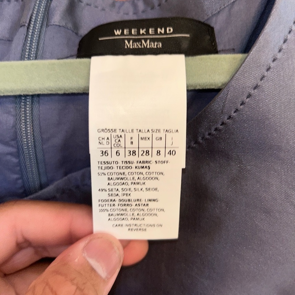 MaxMara Weekend Blue Jacket - Picture 8 of 8